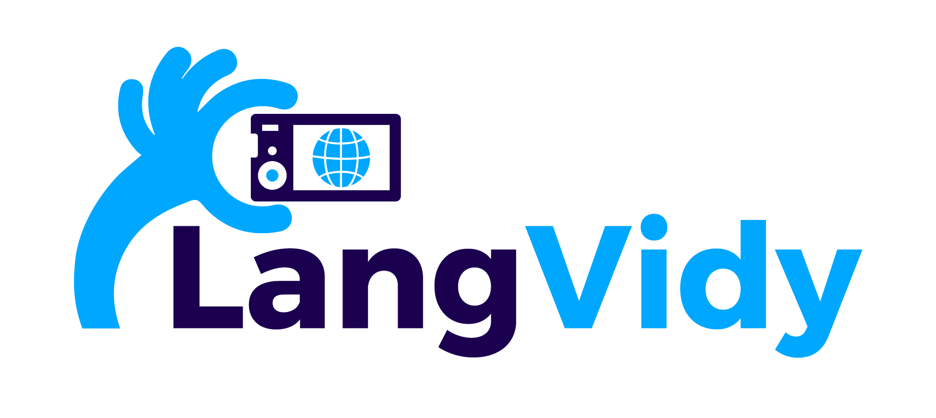 "LangVidy Video Editing Agency Logo."